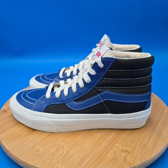Vans Vault Sk8 Hi Zip Leather Suede High Top‎ Sneakers Men's 5 Women's 6.5 NEW - Picture 2 of 9